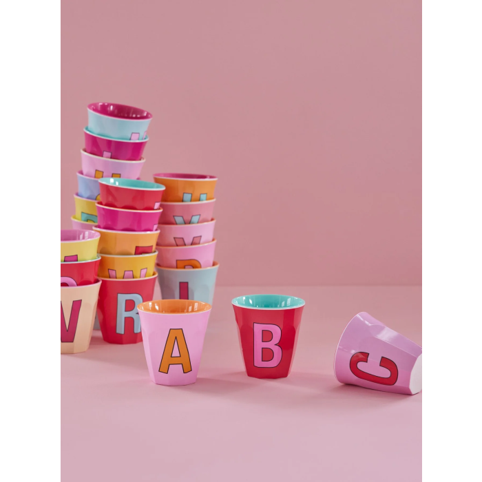 Bokstavkopp, Rosa, Rice, Bokstav A