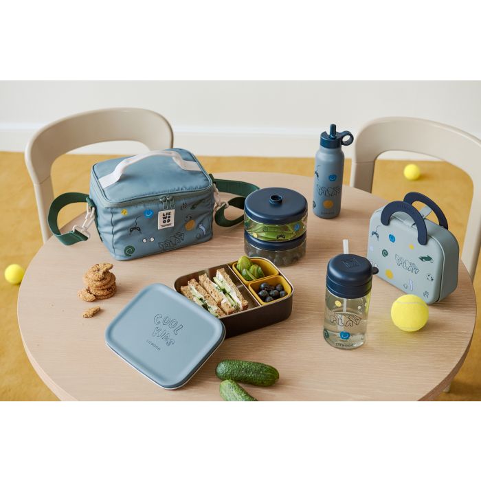 Liewood Snackbox Dominique 500ml,  Play / Dusty Peppermint