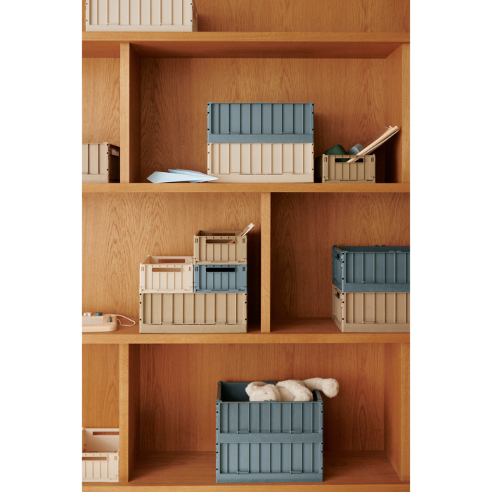 Liewood Oppbevaringsboks Weston M 2pk, Light Sandy