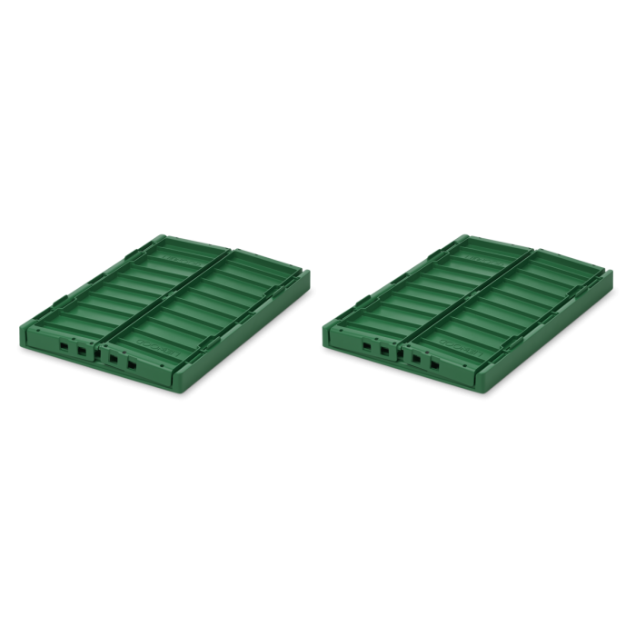 Liewood Oppbevaringsboks Weston M 2pk, Garden Green