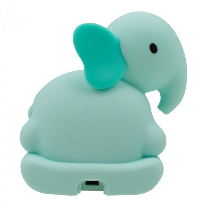 Nattlampe, Marys, Elefant m/ alarm, Turkis