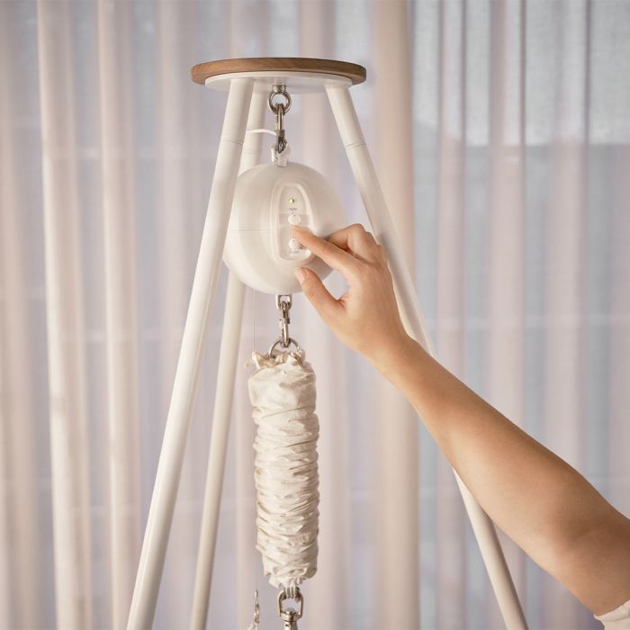 Moonboon vuggemotor connect med app