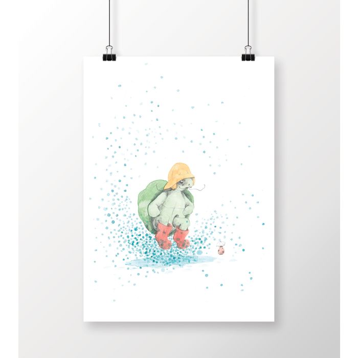 Poster, Tails, Rampetassen, 30x40 cm