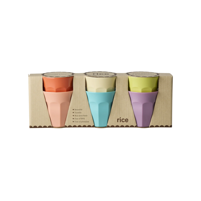 Barnekopper i flere farger 160 ml, 6pk, Rice