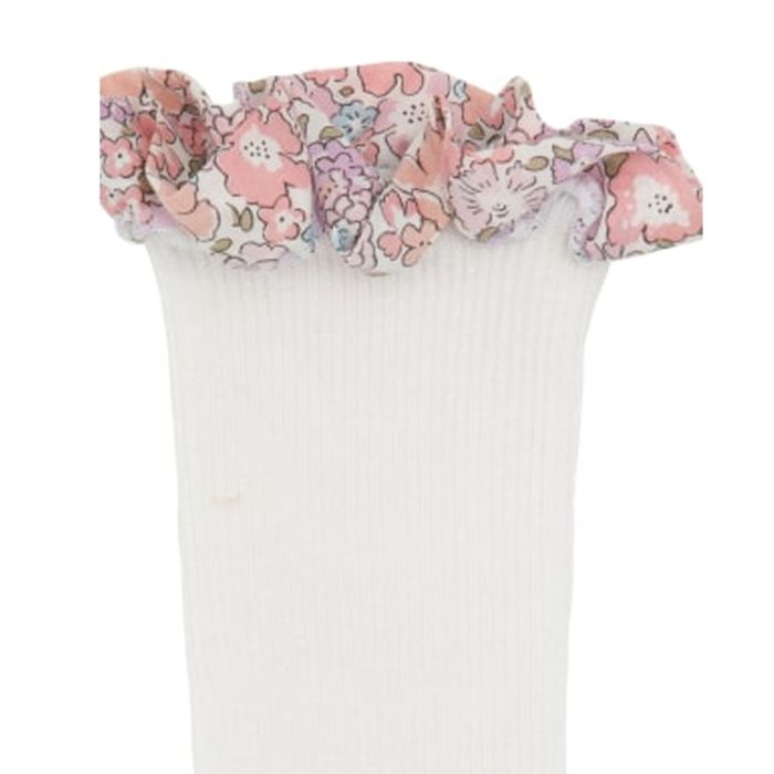 Antiskli Sokker, GoBabyGo, Bamboo, Off White, Michelle pink