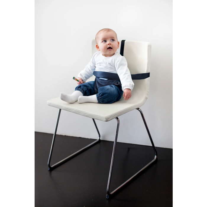 Reisestol, MiniMonkey, Resirkulert plast, Sort