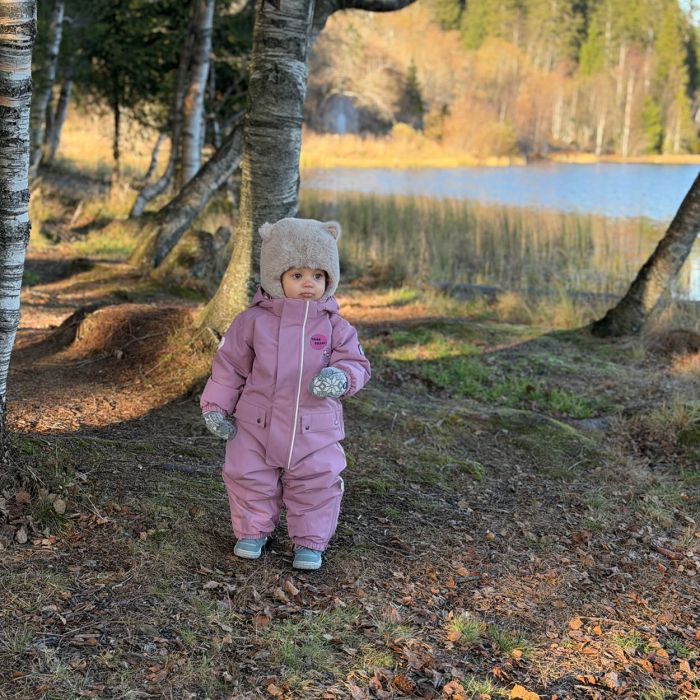 Bukkene Vinterdress, Gullkorn Design, Tåkerosa