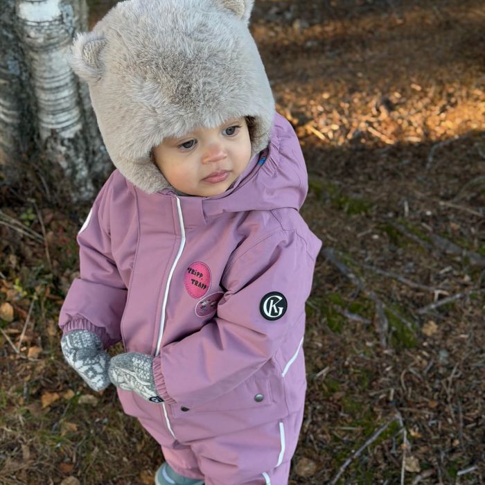 Bukkene Vinterdress, Gullkorn Design, Tåkerosa
