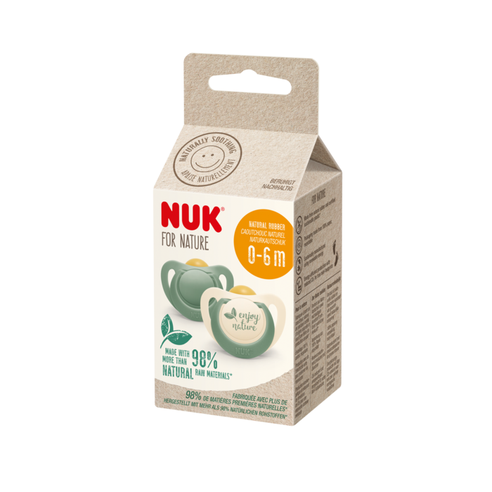 Smokk, NUK, Nature, Latex, Green, 6-18 mnd