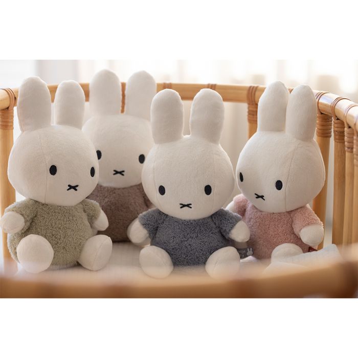 Bamse, Miffy, Fluffy Taupe 35cm