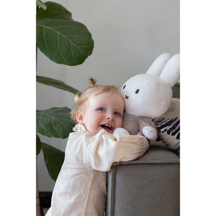 Bamse, Miffy, Fluffy Taupe 35cm