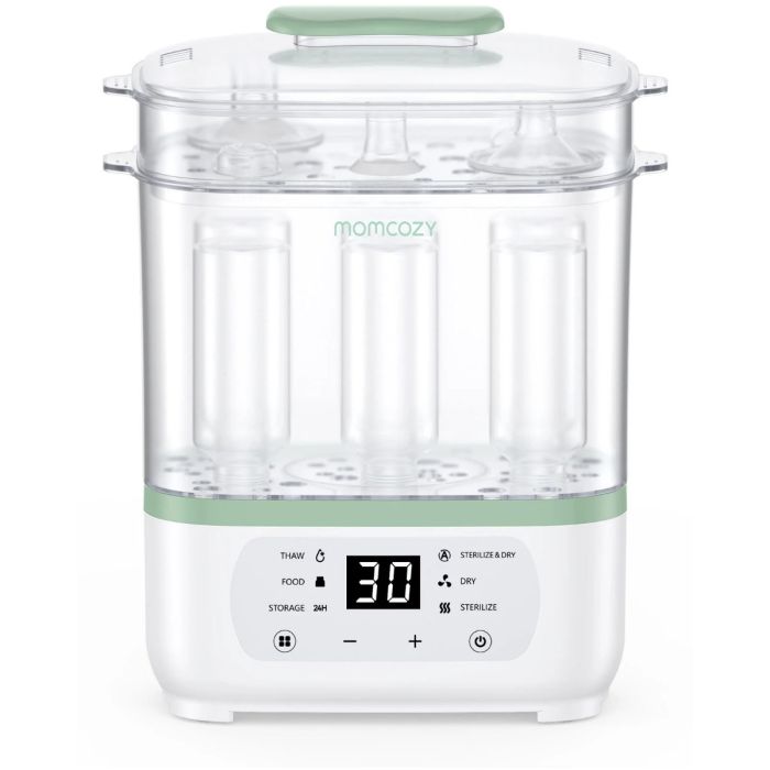 Momcozy, 8-in-1 Elektrisk Dampefjerner for Babyflasker