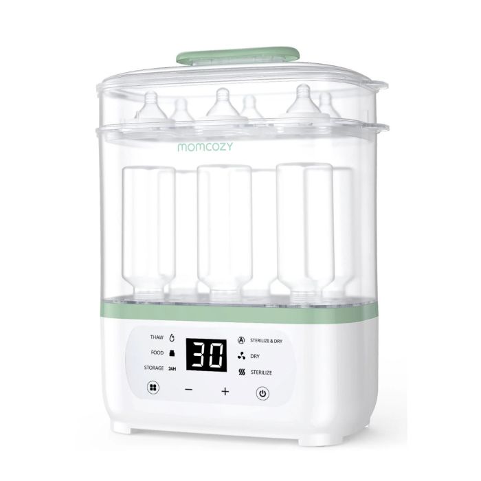 Momcozy, 8-in-1 Elektrisk Dampefjerner for Babyflasker