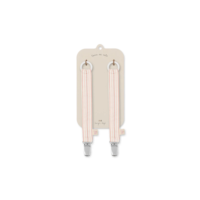 Smokkelenke, Konges Sløjd, Stripie Petite Rose, 2pk