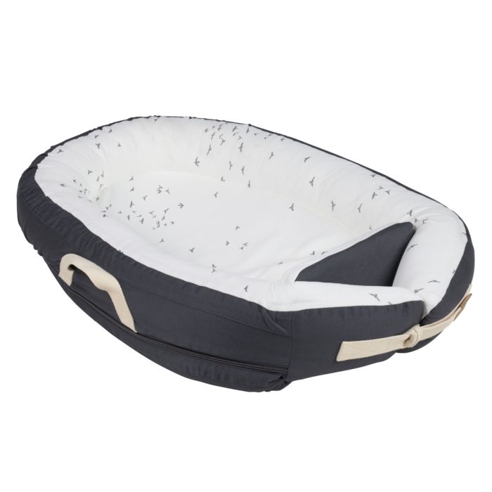 Voksi Babynest Premium, Dark Grey-Flying