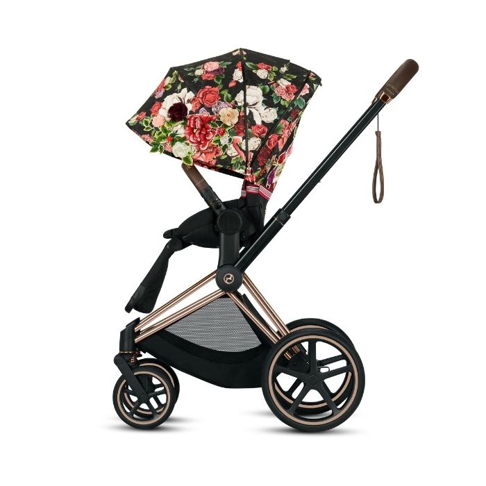 Seat Pack, Cybex, Priam, Spring Blossom, Dark Black