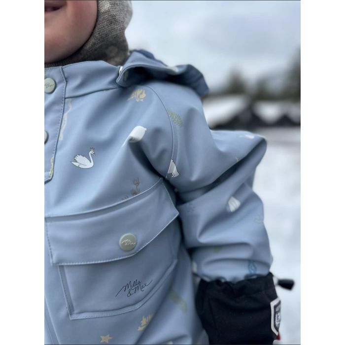 Vinterregndress, Milla&Max, Isblå