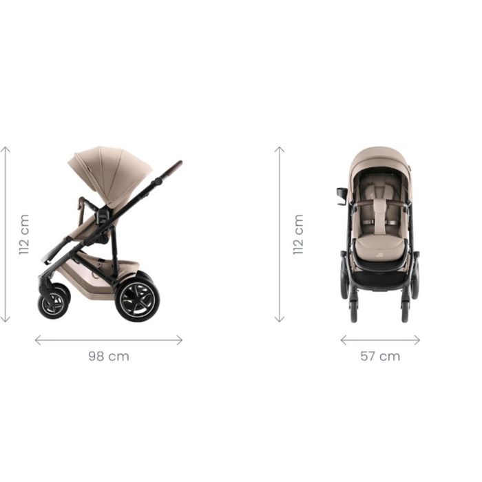 Britax Barnevogn, Smile 5Z, STYLE Mineral Grey
