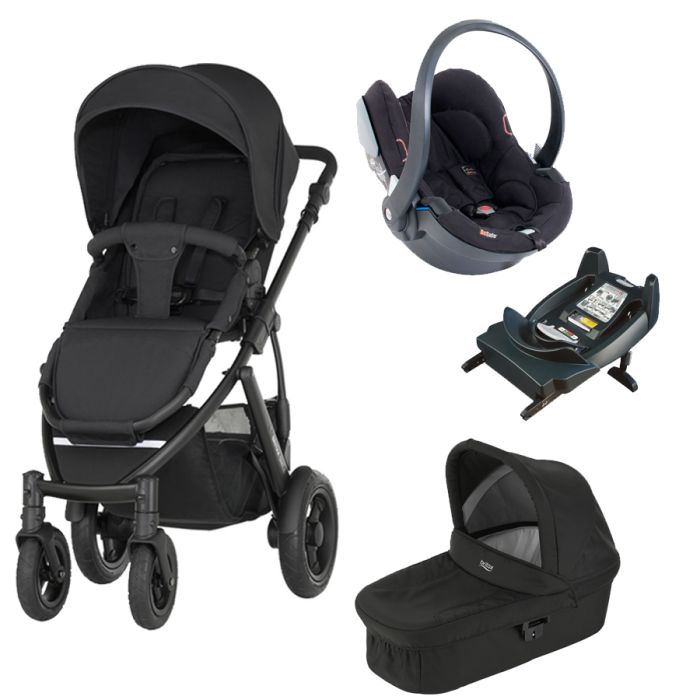 Vognpakke - Britax Smile 2 Ink. Bag + Bilstol Besafe Izi Go X1 + Base