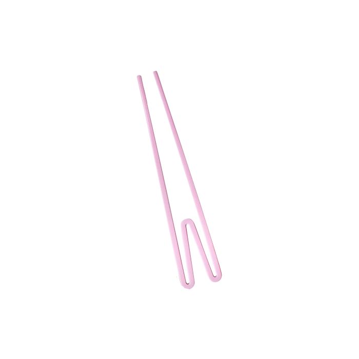 Plastspisepinne for nybegynnere, 1stk, Rice - Baby Rosa