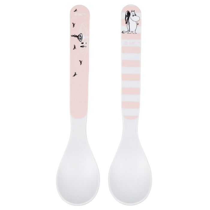 Spiseskje, Rätt Start, 2-pack, Mummi, Vann & bad, Rosa