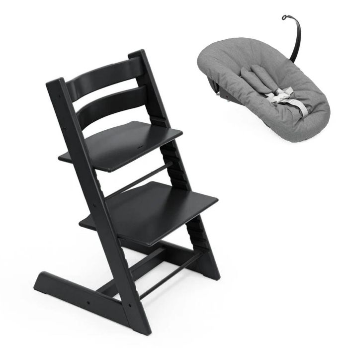 Tripp Trapp® HC Bundle Black + Newborn Set, Anthracite
