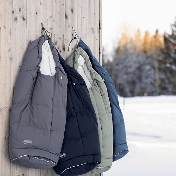 Voksi Vinterpakke, City North, Vognvotter og Baby Booties, Meadow Green