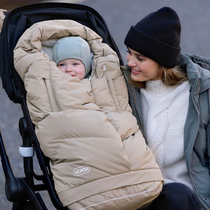 Voksi Vinterpakke, City North, Vognvotter og Baby Booties, Meadow Green