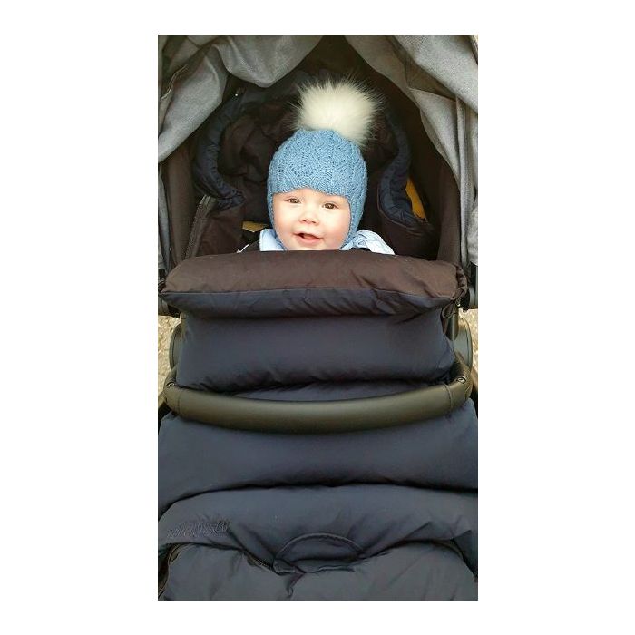 Helledussen vinter Vognpose - Midnight Grey