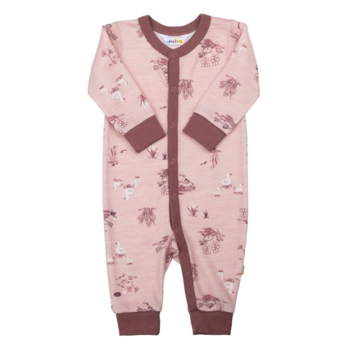 Heldress, Joha, Ull/Bambus, Gås, Light Pink
