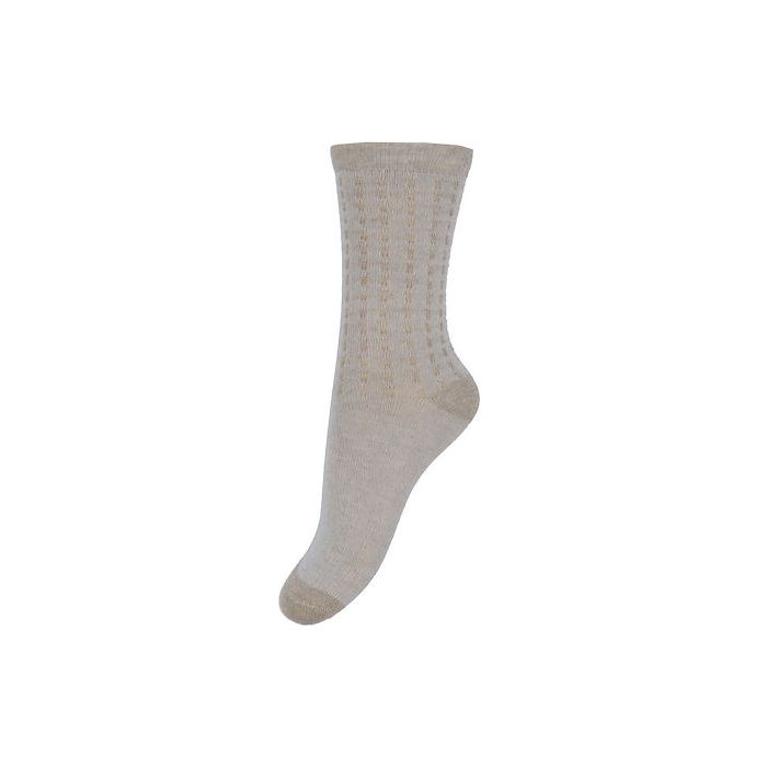 Minymo Ullsokker 3 pk, Beige og mørk blå