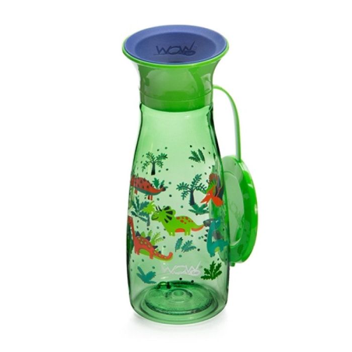 WOW Drikkekopp Mini, Green Dinosaurs