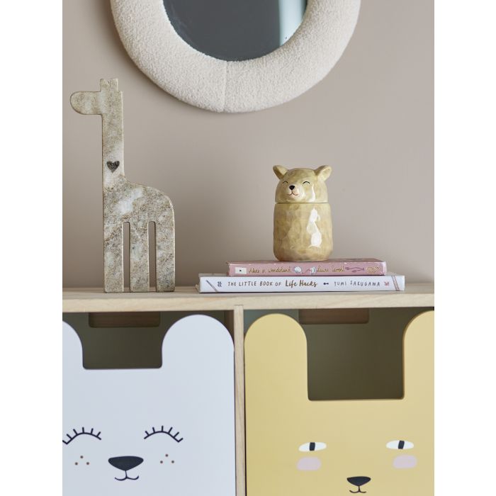 Krukke m/lokk, Bloomingville MINI, Brun
