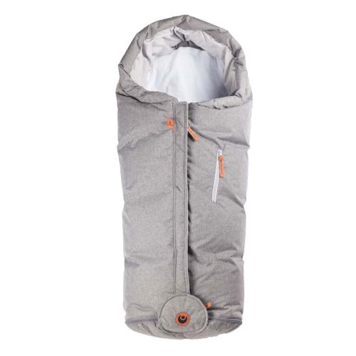 Easygrow Norse Hood vognpose, Grey Melange