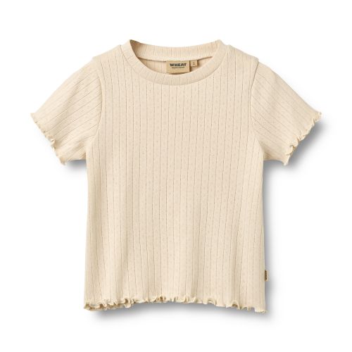 Wheat T-Skjorte Rib Irene, Almond Peach