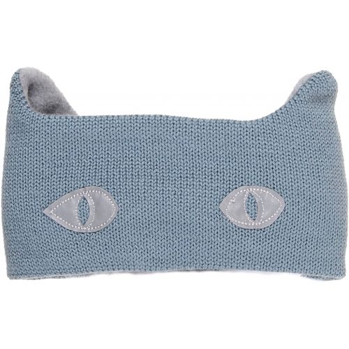Pannebånd, Kattnakken, Ull, Dueblå, One Size