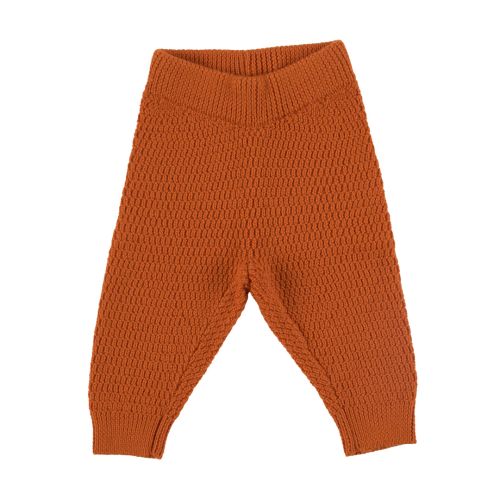 Voksi Wool, Honeycomb Bukse, Warm Orange