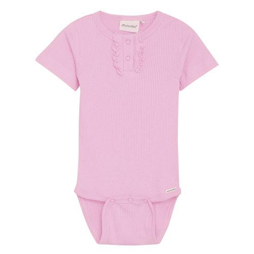 Body SS Rib, Minymo, Rose Quarts, Light Rose