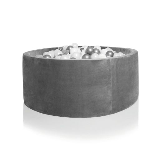 Kidkii ballbasseng, 100x30, Grey velvet