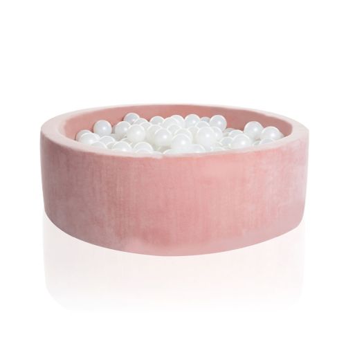 Kidkii ballbasseng, 100x30, Baby pink velvet