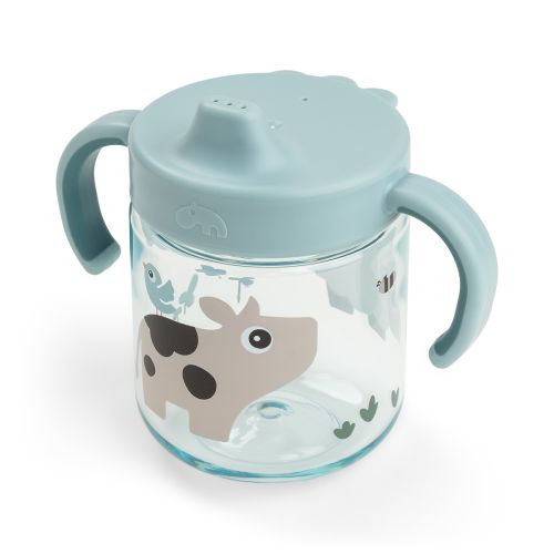 Done By Deer Kopp m/håndtak, Tiny Farm Blue