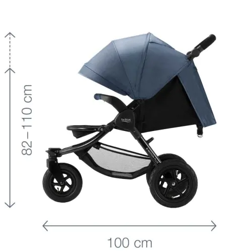 Britax B-Motion 3 Plus - Komplett m/ Kalesjepakke Cosmos Black