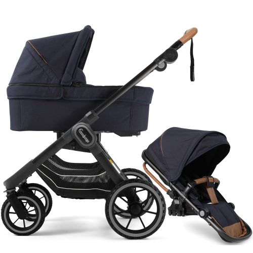Emmaljunga NXT90 - Outdoor Navy, Offroad komplett m/ sittedel og liggedel