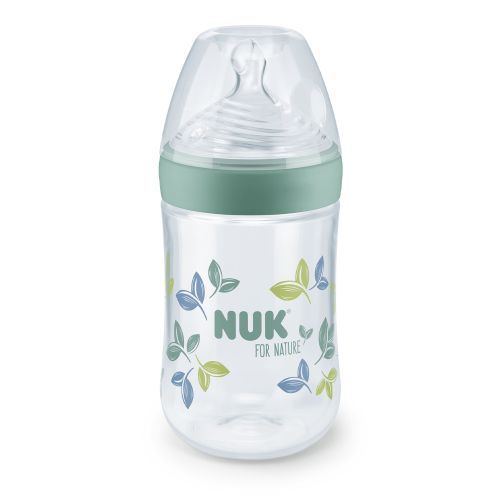 Flaske, NUK, Nature Temperature Control, 260ml, Green