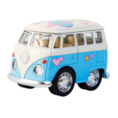 Buss, Magni, VW, Blå