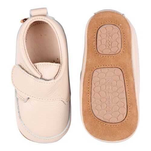 Melton Lux Skinntøfler, Oxford Tan