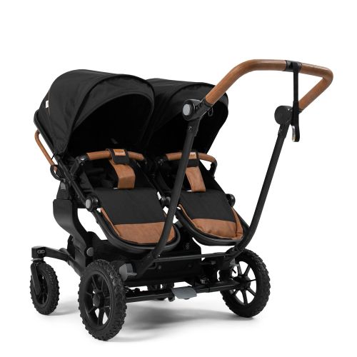 Tvillingvogn, NXT Twin Black AIR, Inkl. sittedeler Outdoor Black, Emmaljunga