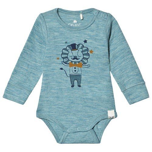 CeLavi- Body Wonder Wollies Front Print- Lulworth Blue