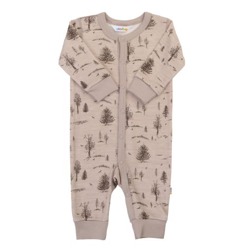 Joha Heldress Ull/Bambus, Skog, Beige