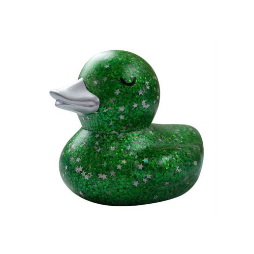 Badeand m/glitter, Magni, Grønn